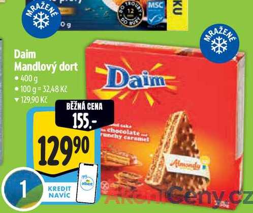   Daim Mandlový dort 400 g 