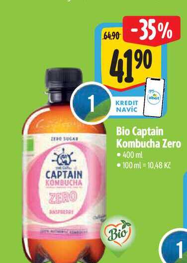   Bio Captain Kombucha Zero 400 ml  
