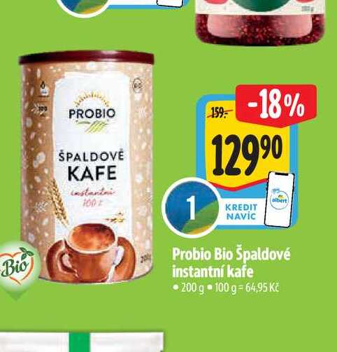  Probio Bio Špaldové instantní kafe 200 g 
