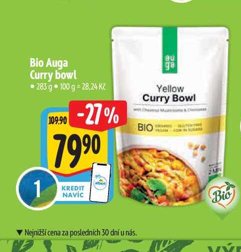 Bio Auga Curry bowl 283 g 