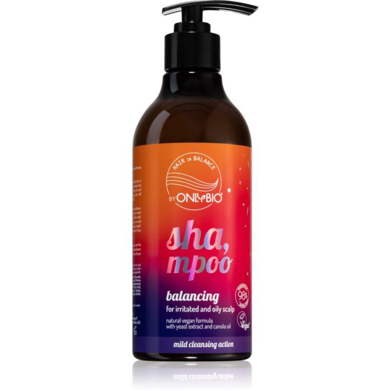 OnlyBio Hair in Balance šampon pro mastné vlasy pro citlivou pokožku hlavy 400 ml