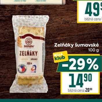 Zelňáky šumavské 100g