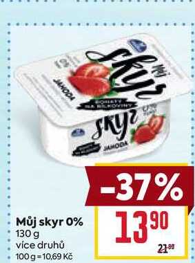 Můj skyr 0% 130 g 
