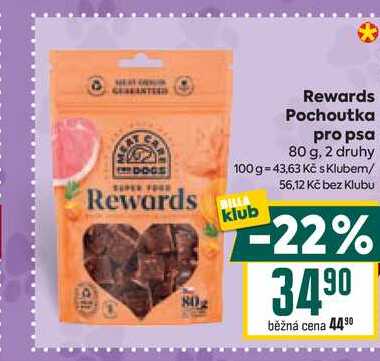 Rewards Pochoutka pro psa 80 g 
