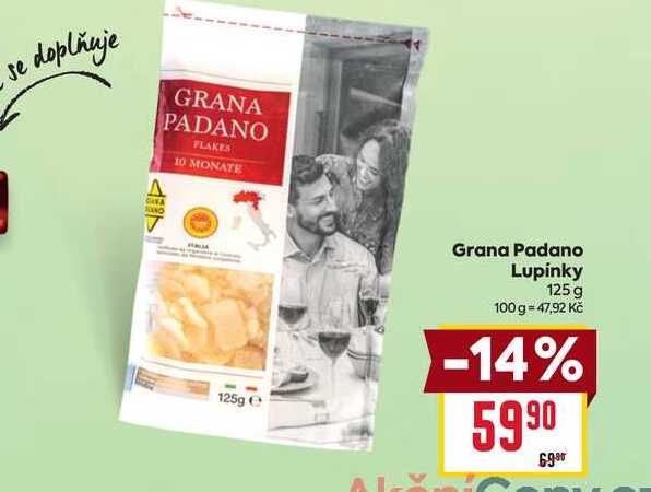Grana Padano Lupínky 125 g