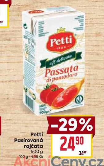 Petti Pasírovaná rajčata 500 g