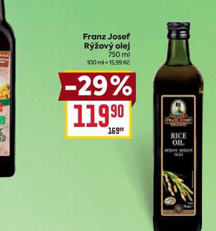 Franz Josef Rýžový olej 750 ml 