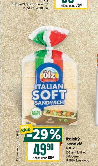 Italský sendvič 400g