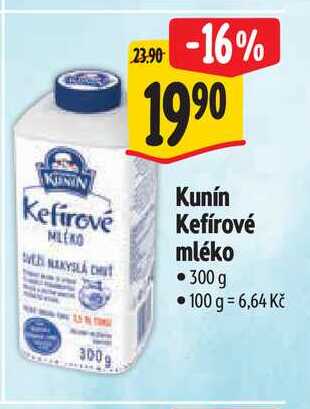  Kunín Kefírové mléko  300 g 