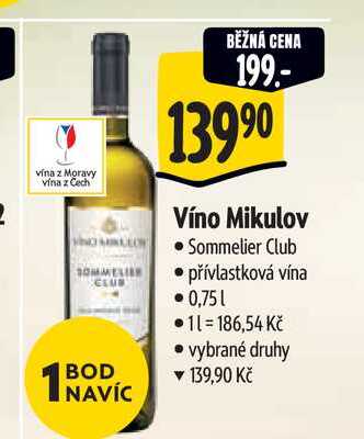  Víno Mikulov 0,75 l