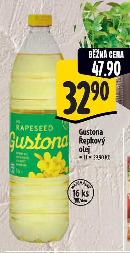  Gustona řepkový olej  1 l