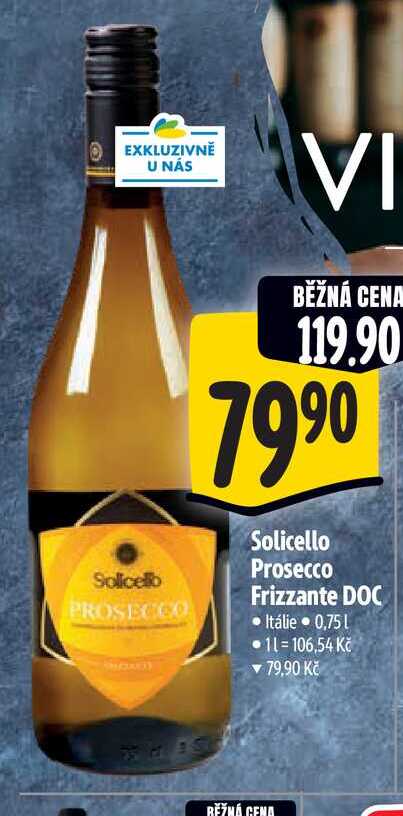  Solicello Prosecco Frizzante DOC 0,75 l