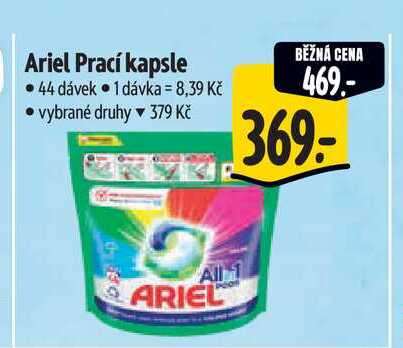 Ariel Prací kapsle 44 dávek  