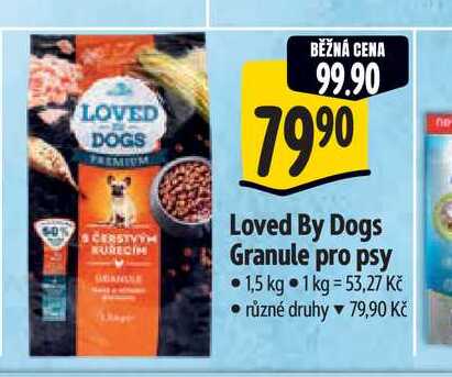   Loved By Dogs Granule pro psy 1,5 kg 