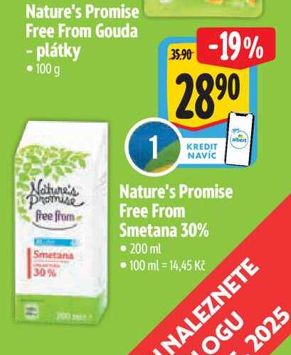   Nature's Promise Free From Smetana 30%  200 ml 
