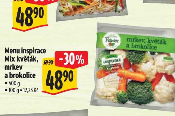   Menu inspirace Mix květák, mrkev a brokolice 400 g  