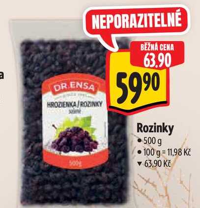  Rozinky 500 g 