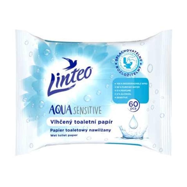 Linteo Vlhčený toaletní papír Aqua Sensitive