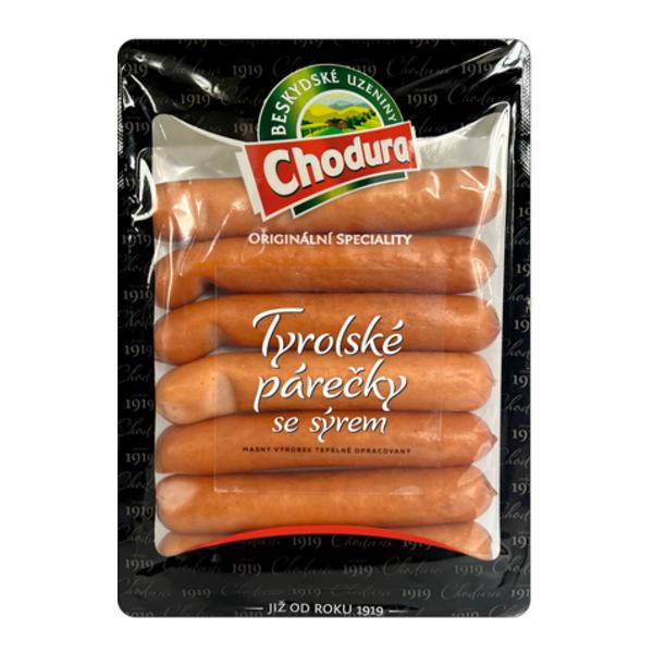 Chodura Tyrolské párečky se sýrem