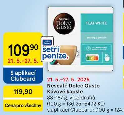 Nescafé Dolce Gusto Kávové kapsle, 88-187 g