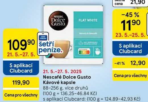 Nescafé Dolce Gusto Kávové kapsle, 88-256 g, více druhů  