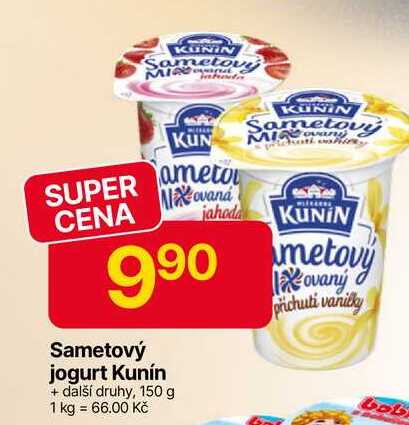 Kunín Sametový jogurt 150 g