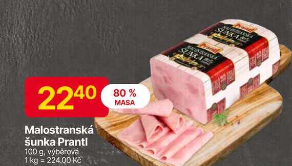 Malostranská šunka Prantl 100 g