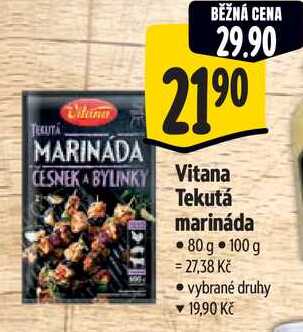 Vitana Tekutá marináda, 80 g 