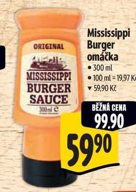 Mississippi Burger omáčka, 300 ml