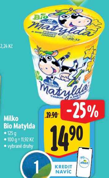 Milko Bio Matylda, 125 g