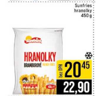 Sunfries hranolky 450 g 