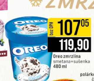 Oreo zmrzlina smetana sušenka 480 ml