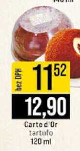 Carte d'Or tartufo 120 ml  