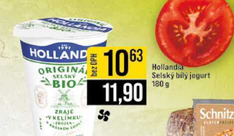 Hollandia Selský bily jogurt 180 g 