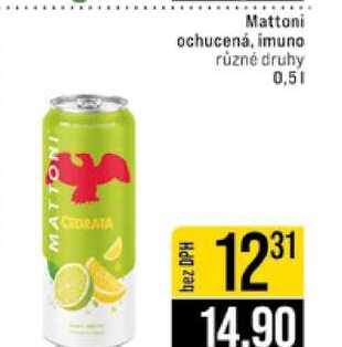Mattoni ochucená, imuno různé druhy 0,5l