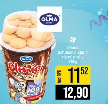 Olmici ochucený jogurt různé druhy 113 g 