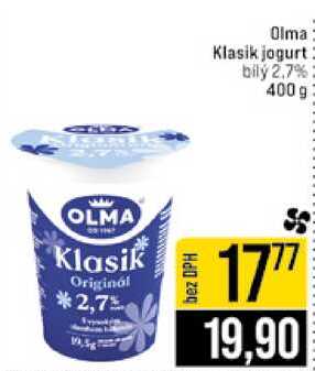 Olma Klasik jogurt bily 2.7% 400 g 