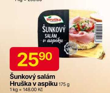 Hruška Šunkový salám v aspiku 175 g 