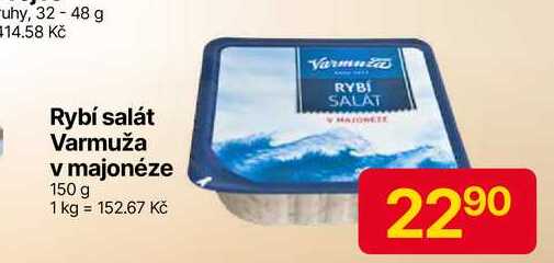 Rybí salát Varmuža v majonéze 150 g