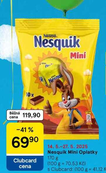 Nesquik Mini Oplatky, 170 g  