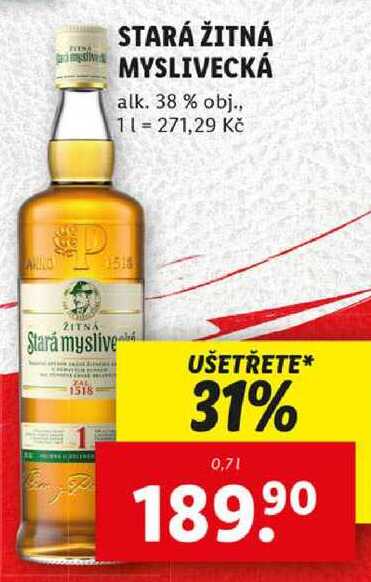 STARÁ ŽITNÁ MYSLIVECKÁ, 0,7 l