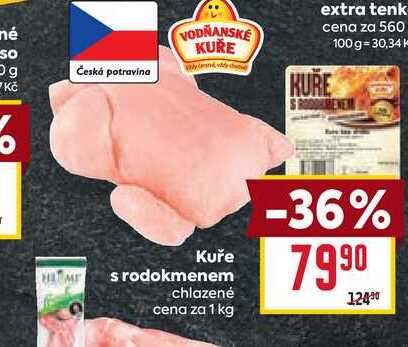 Kuře s rodokmenem chlazené cena za 1 kg 