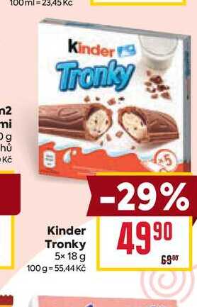 Kinder Tronky 5x 18 g