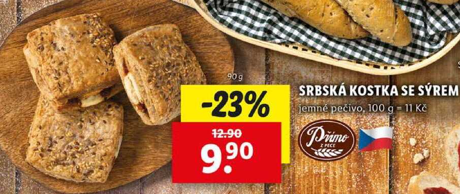 SRBSKÁ KOSTKA SE SÝREM, 90 g