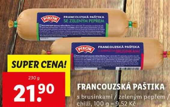 FRANCOUZSKÁ PAŠTIKA, 230 g