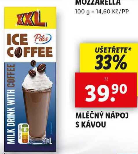 MLÉČNÝ NÁPOJ S KÁVOU, 1 l