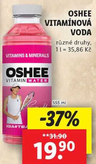 OSHEE VITAMÍNOVÁ VODA, 555 ml