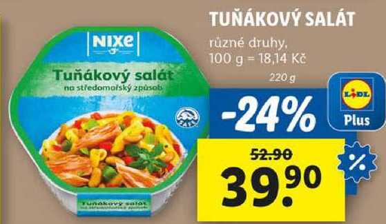 TUŇÁKOVÝ SALÁT, 220 g