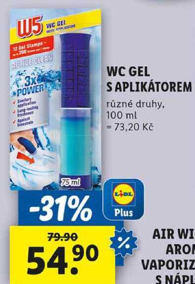 WC GEL S APLIKÁTOREM, 75 ml