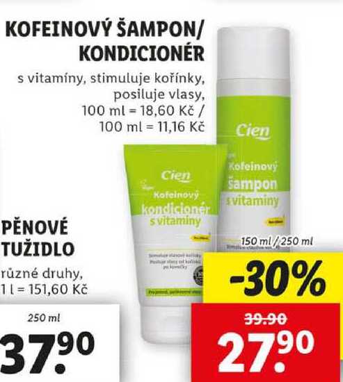 KOFEINOVÝ KONDICIONÉR, 150 ml